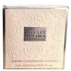 Vintage Badgley Mischka Bougie Parfumée Scented Candle 3" NIB Rare